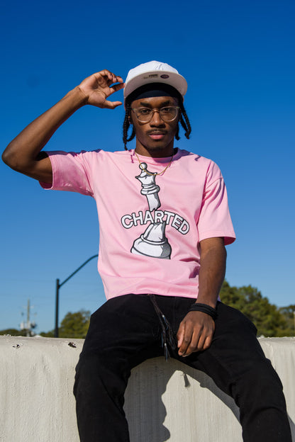 Queen Chess Tee (Pink)